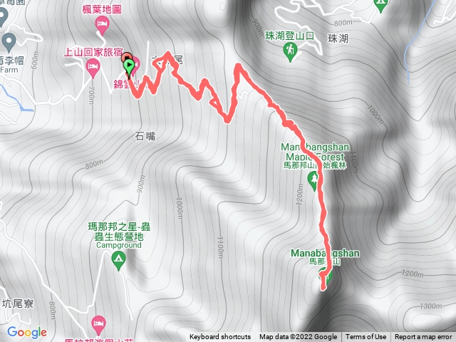 馬那邦山上湖段