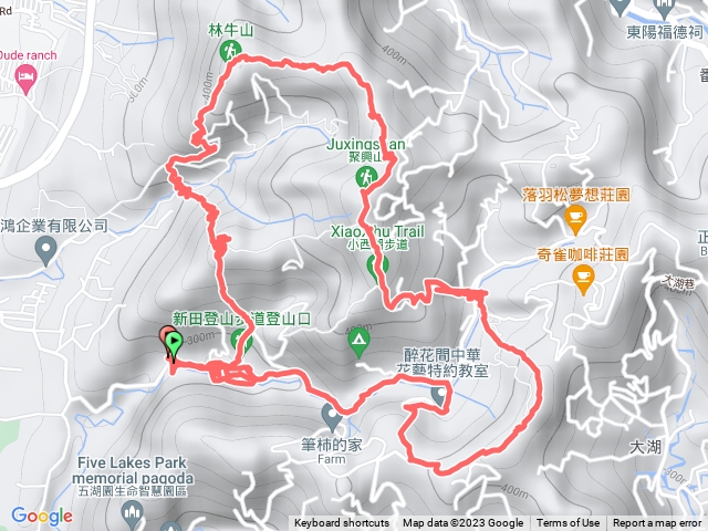 台中大湖山、聚興山、林牛山O型縱走