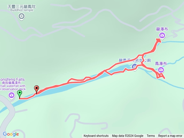 中寮鄉龍鳳瀑布步道預覽圖