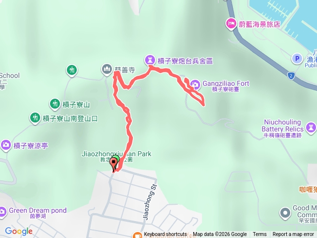 槓子寮步道測試