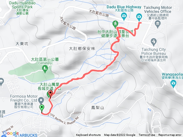 大肚萬里長城步道