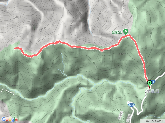 2019/10/28合歡北、西峰