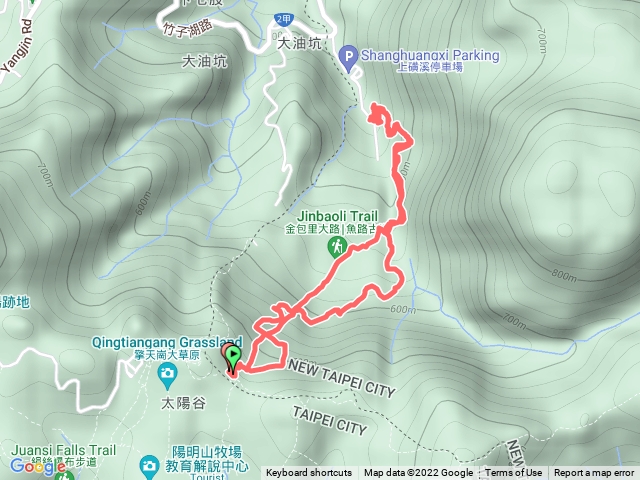 金包里大路北段來回縱走