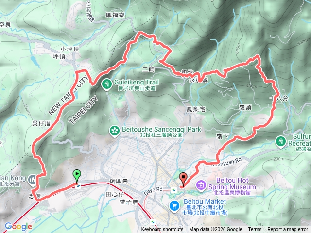 忠義山中正山縱走預覽圖