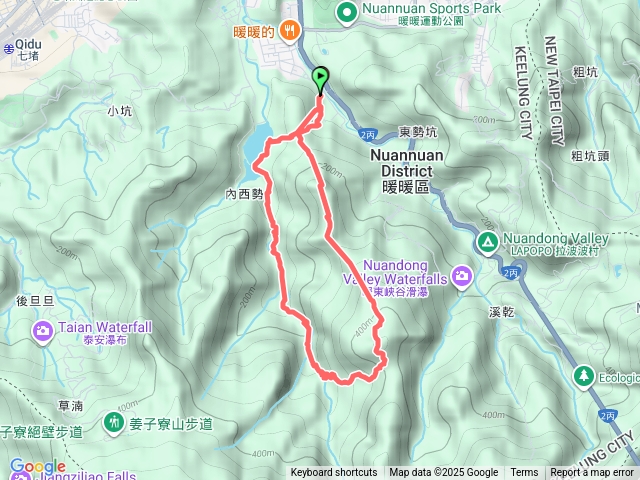 觀音湖山-西勢水庫順時環走；先甘後苦，建議逆時針走預覽圖