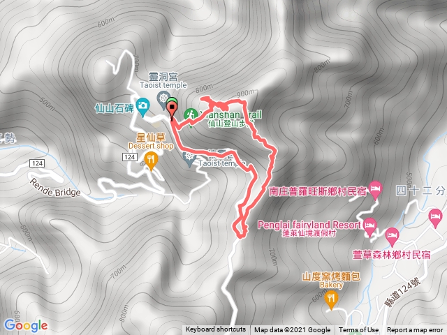 2021.09.25 苗栗仙山，小百岳#33.標高967m（靈洞宮起登到仙山之後走八仙古道）