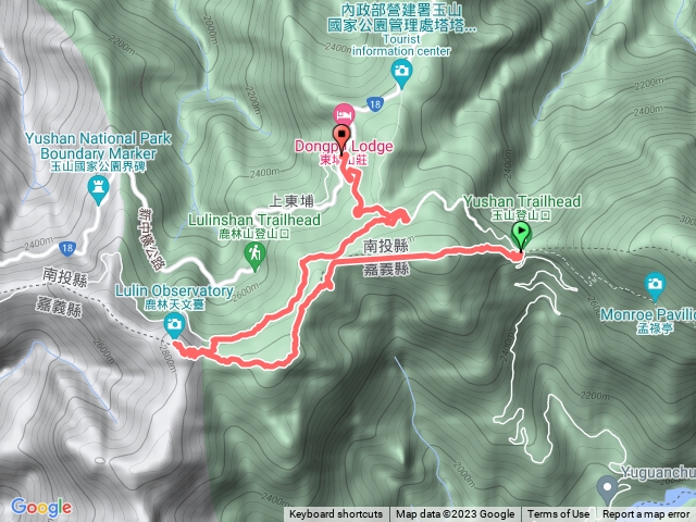 麟趾山、鹿林山、鹿林前山