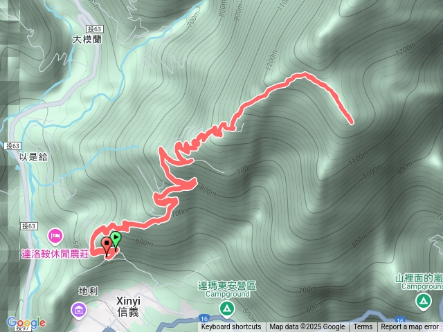 地利產業道路-竹墓山（竹基山）登山口-竹墓山（竹基山）三腳點—產業道路完登