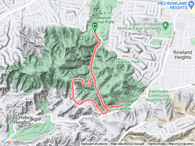 Schabarum park 週二