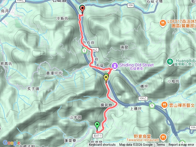 淡蘭南路烏塗溪、外按步道