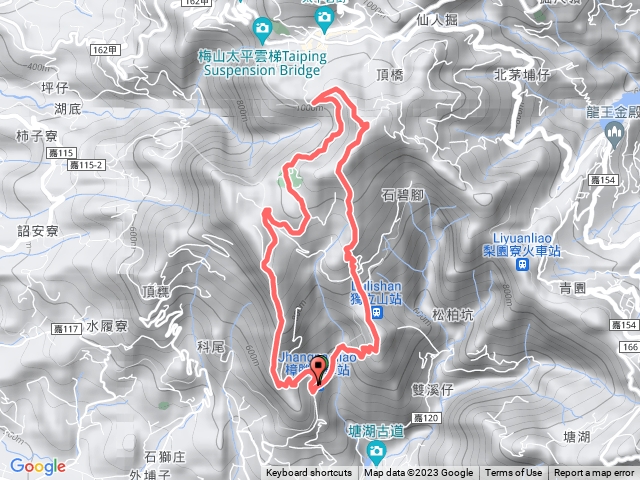 獨立山步道O走太紅公路回樟腦寮車站