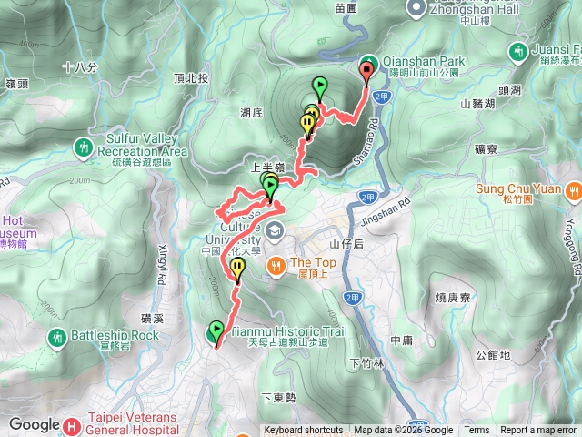 天母古道-翠峰瀑布-半嶺水圳步道-紗帽山預覽圖