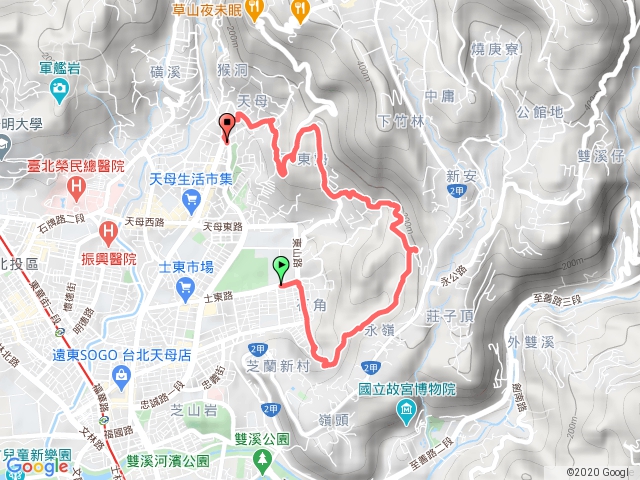 天母東山路步道