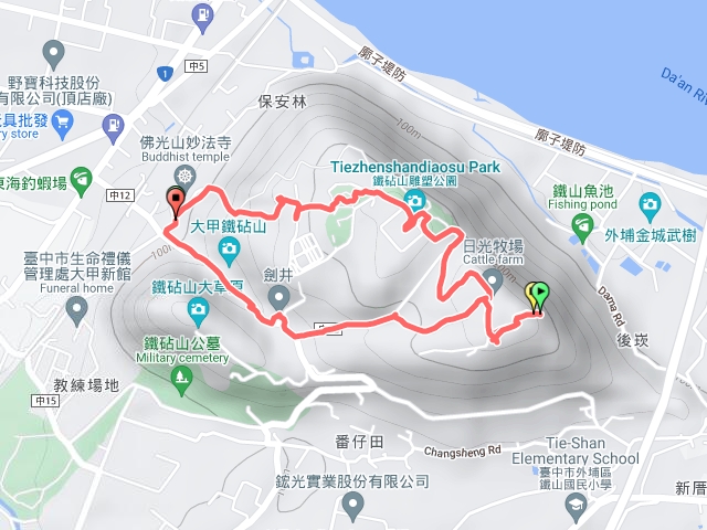 「台灣小百岳」鐵砧山步道O型