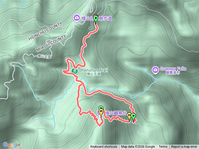 榛山登山步道預覽圖