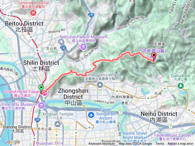 2024臺北大縱走臺北大縱走第五段：捷運劍潭站至碧山巖（劍潭支線）20241010112050