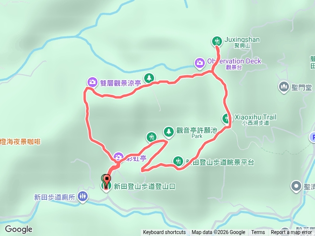 聚興山、新田登山步道預覽圖