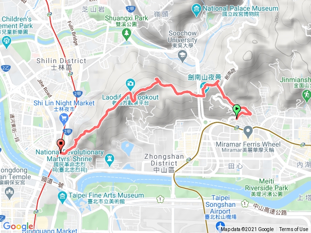 劍南路站 文間山 劍潭山 劍潭捷運站