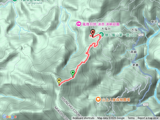 2025.09.17鵝公髻山第一登山口