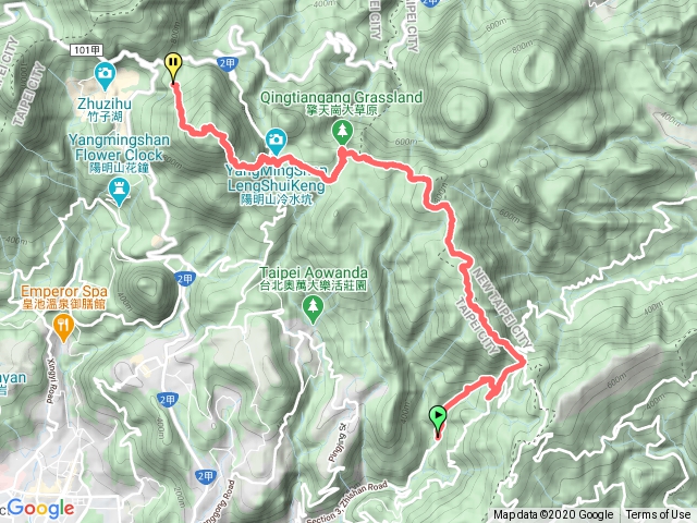 擎天崗與七星東主峰