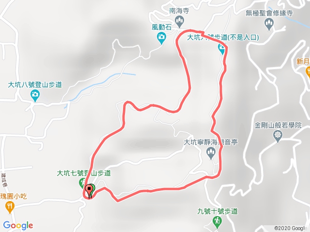 大坑6上7下觀音亭生清淨心風動石如如不動