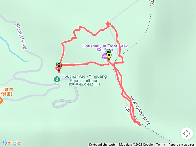 猴山岳前峰主峰