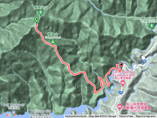 大小劍D3 油婆蘭營地-登山口 (仁壽橋)