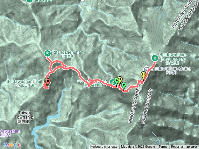 屏東－臺灣百大必訪步道北大武山步道20260219130257