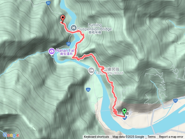 八通關越道-鹿鳴吊橋段