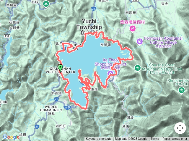 2/28日月潭環湖步行
