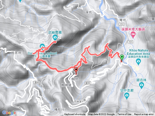 溪頭山竹崙志騰貓冬望樟空崙