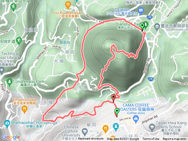 紗帽山半嶺古道天母古道