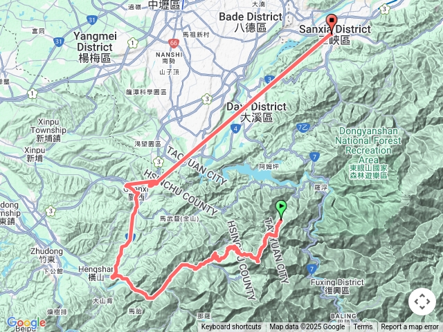 那結山連走內鳥嘴下水田林道登山口