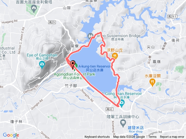 20240211 阿公店水庫環湖步道O型