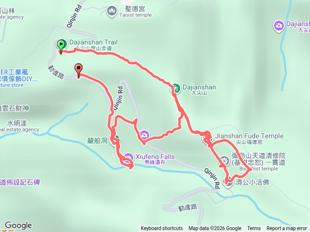 天秀宮-大尖山清修院秀峰瀑布亂亂走