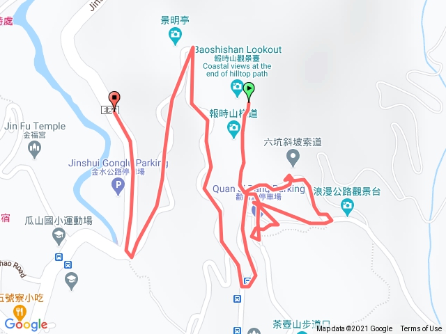 報時山步道