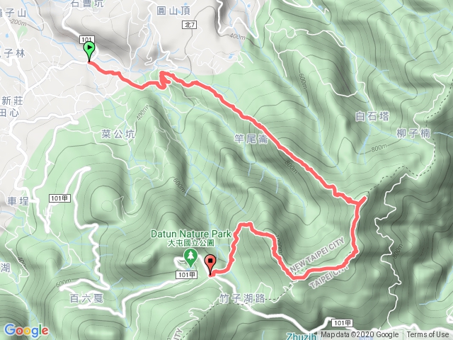 三板橋縱走小觀音群峰下二子坪