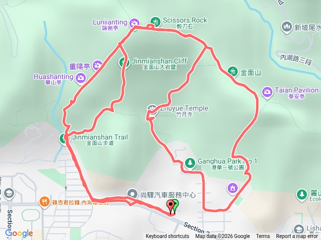 金面山剪刀石二進二出預覽圖