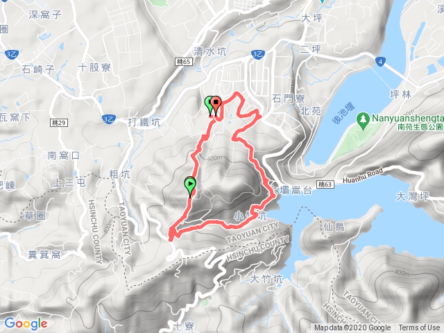 龍潭石門山南北端踏破