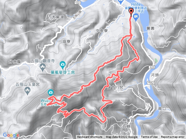 上坪至中指O型縱走