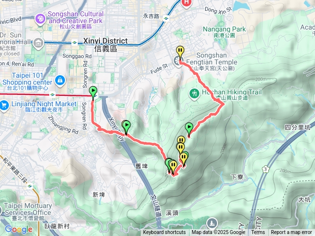 象山拇指山南港山前鋒南港山九五峰