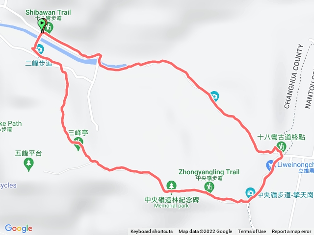 卦山大縱走－中央嶺&18彎古道