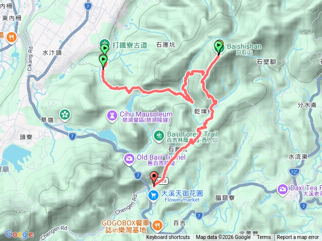 白石山、順走百吉