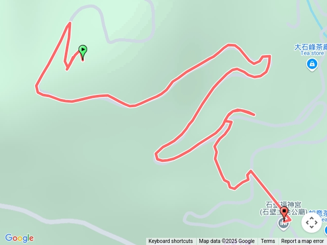 悍勇步道杉林木林步道楓樹林步道石壁北天宮
