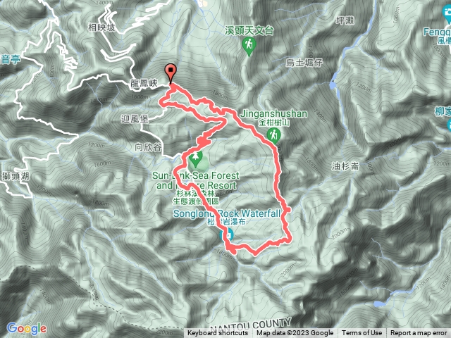 金柑樹山天地眼步道線
