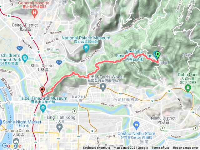 2021年臺北大縱走：尋寶任務臺北大縱走第五段：劍潭支線202112011641