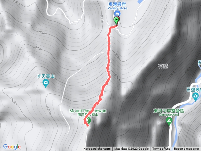 向天湖山（原路往返）