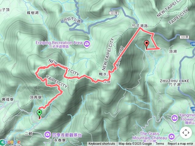 陽明山西段水尾巴拉卡步道