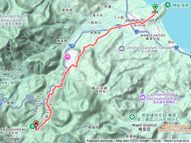 浪金山：魚路古道速通（磺港漁港-金包里城門）預覽圖