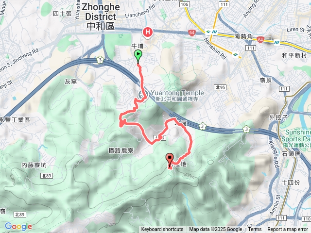 圓通寺、烘爐地登山步道預覽圖